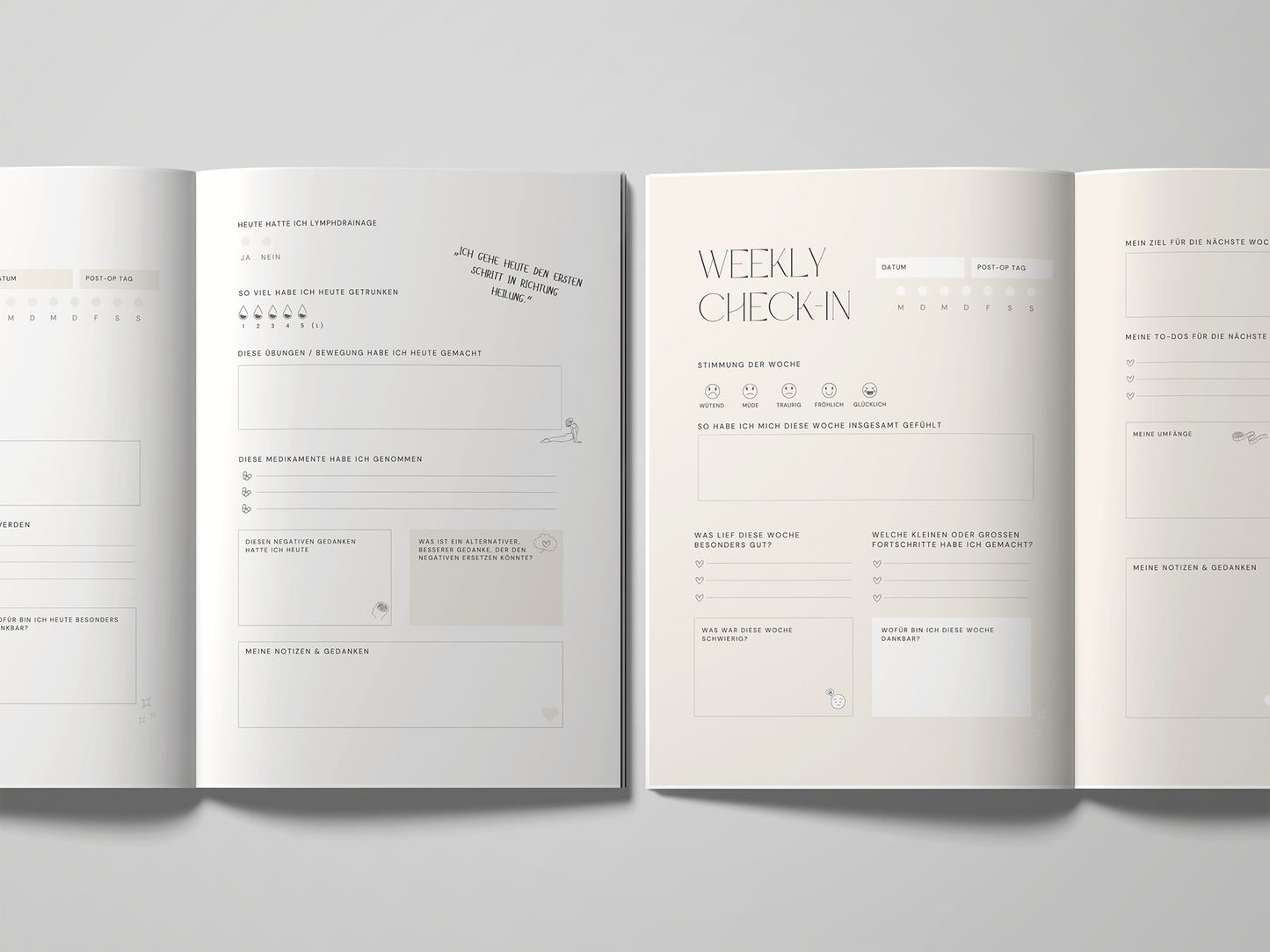 Liposuktions Journal | Dein Tagebuch für die Lipödem-OP